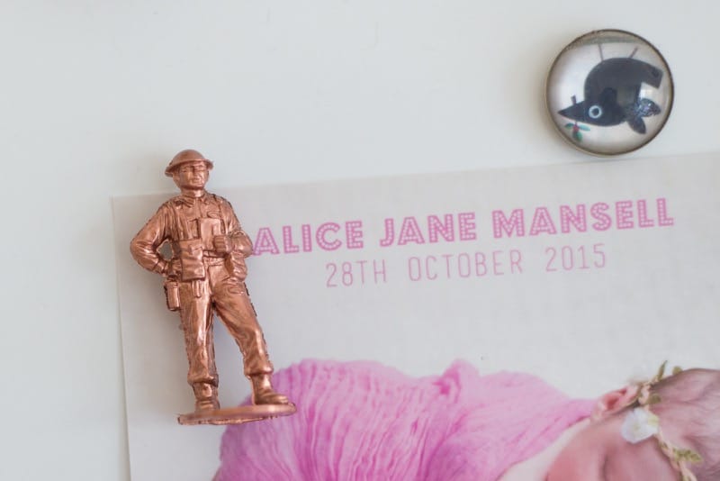 DIY soldiers copper Magnets 2