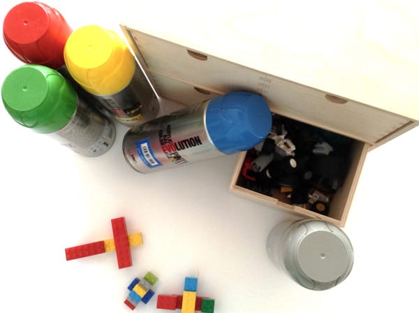 organizador para piezas de lego