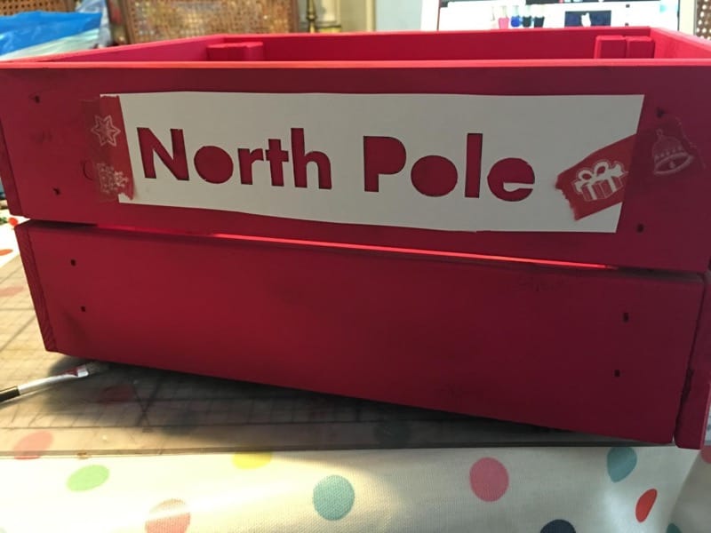 DIY caja decorada con spray Red Velvet Pintyplus 2
